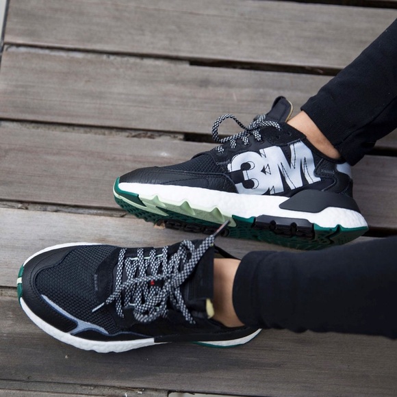 NEW Adidas Nite Jogger Women’s 7 3M Black